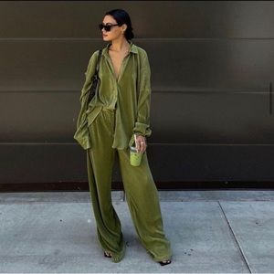 Nasty Gal shirt and pants set